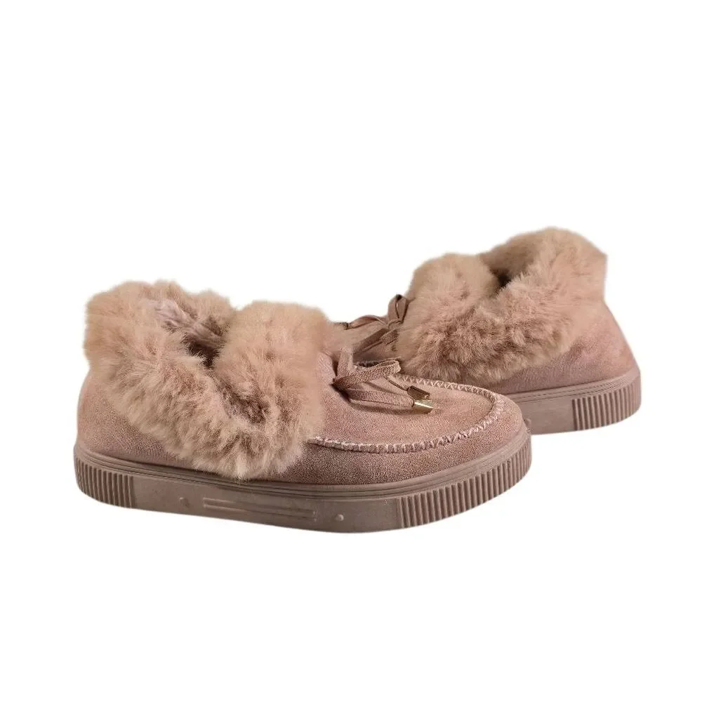 BAMBOO Plush Fur-Lined Slipper Shoes
